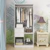 Closet Organizer System, Closet System with Drawers, Clothes Organizer with Closet Shelves Wall Mounted