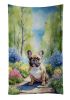 French Bulldog Spring Path Kitchen Towel Dish Cloths Guest Hand Towel Decorative Bathroom Towel for Face,Tea, Dishcloth, Kitchen and Bath