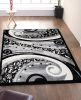 Jersey Area Rugs, Carpets For Livingroom, 7x10 Area Rugs ,1843 Black-Bone