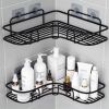 1Pc Triangle Wall Mounted Shower Caddy Rack for Bathroom and Kitchen