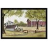 Trendy Decor 4U "The Old Spring House" Framed Wall Art, Modern Home Decor Framed Print for Living Room