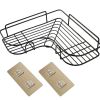 1Pc Triangle Wall Mounted Shower Caddy Rack for Bathroom and Kitchen